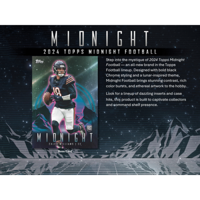 2024 Topps Midnight Football Hobby Box